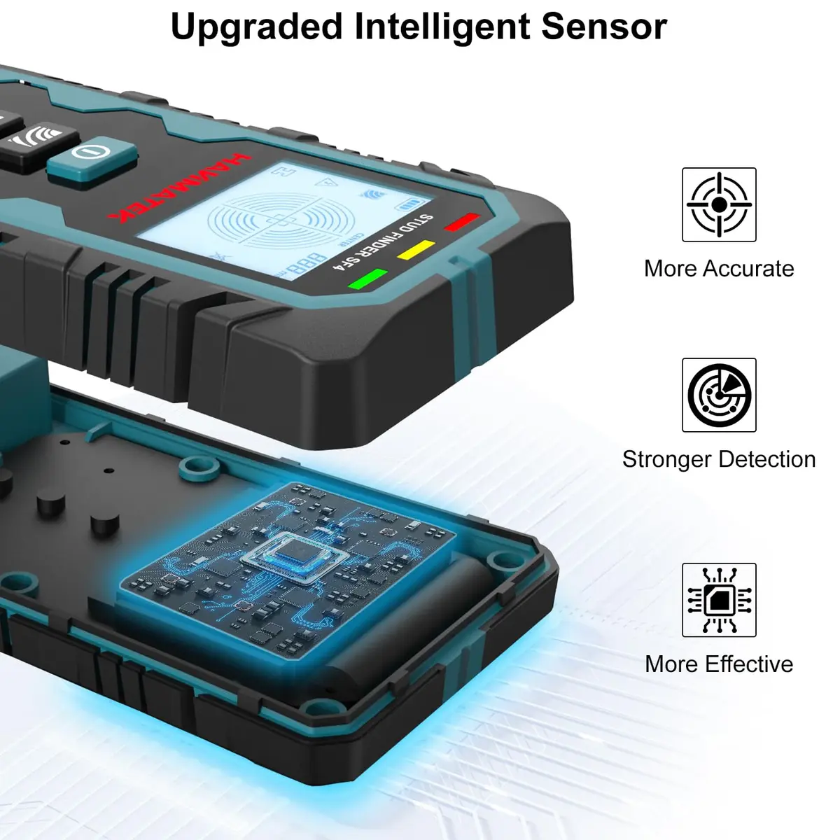 HANMATEK SF4 Stud Finder Wall Scanner | 5-in-1 Multifunction Detector with HD LCD Display - view 4