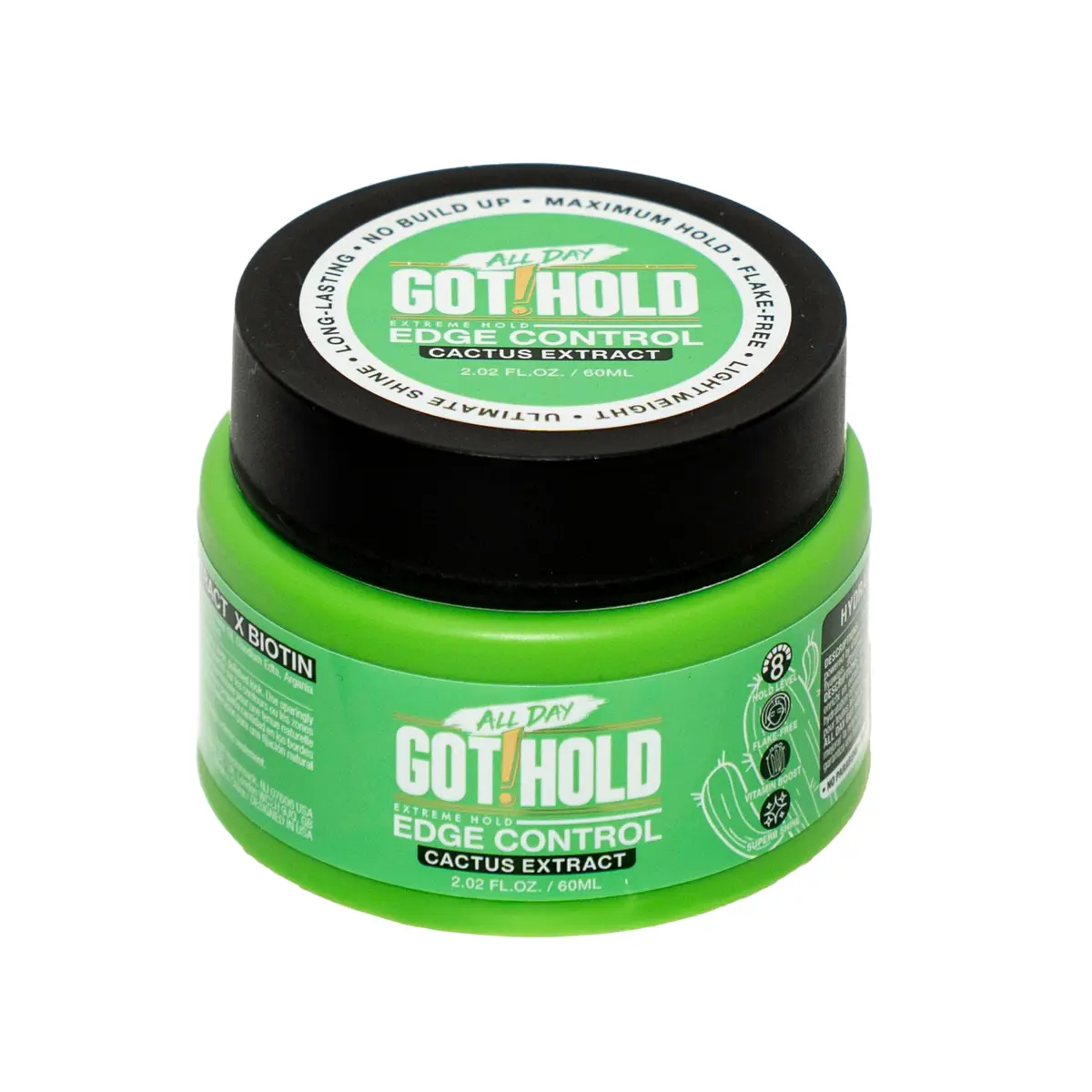 ALL DAY GOT HOLD Extreme hold Cactus Extract Edge Control 60ml | Strong hold for sleek styles - main product image