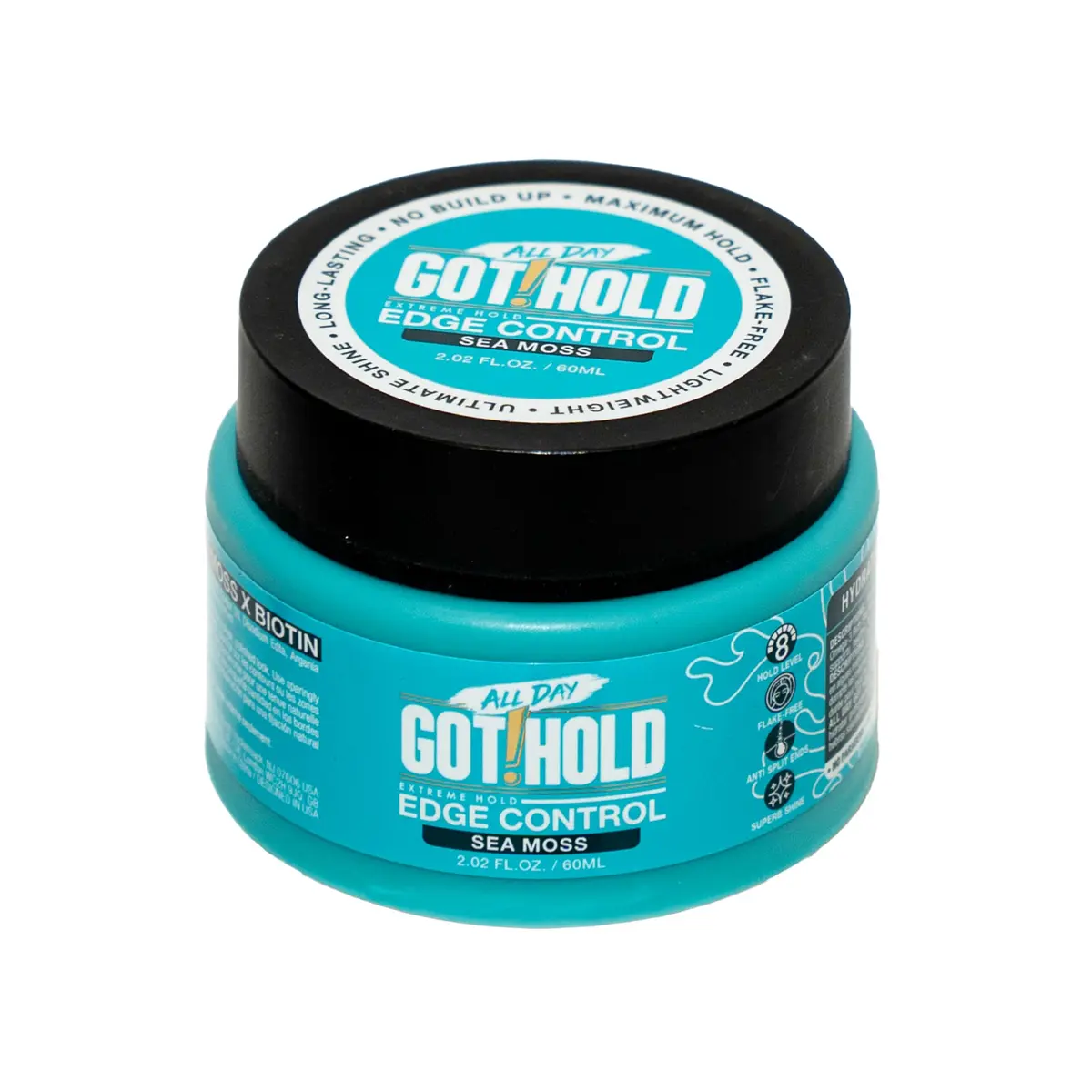 ALL DAY GOT HOLD Extreme hold Sea Moss Edge Control 2.02 fl.oz/60ml | Long-lasting, Hydrating & Vegan - main product image