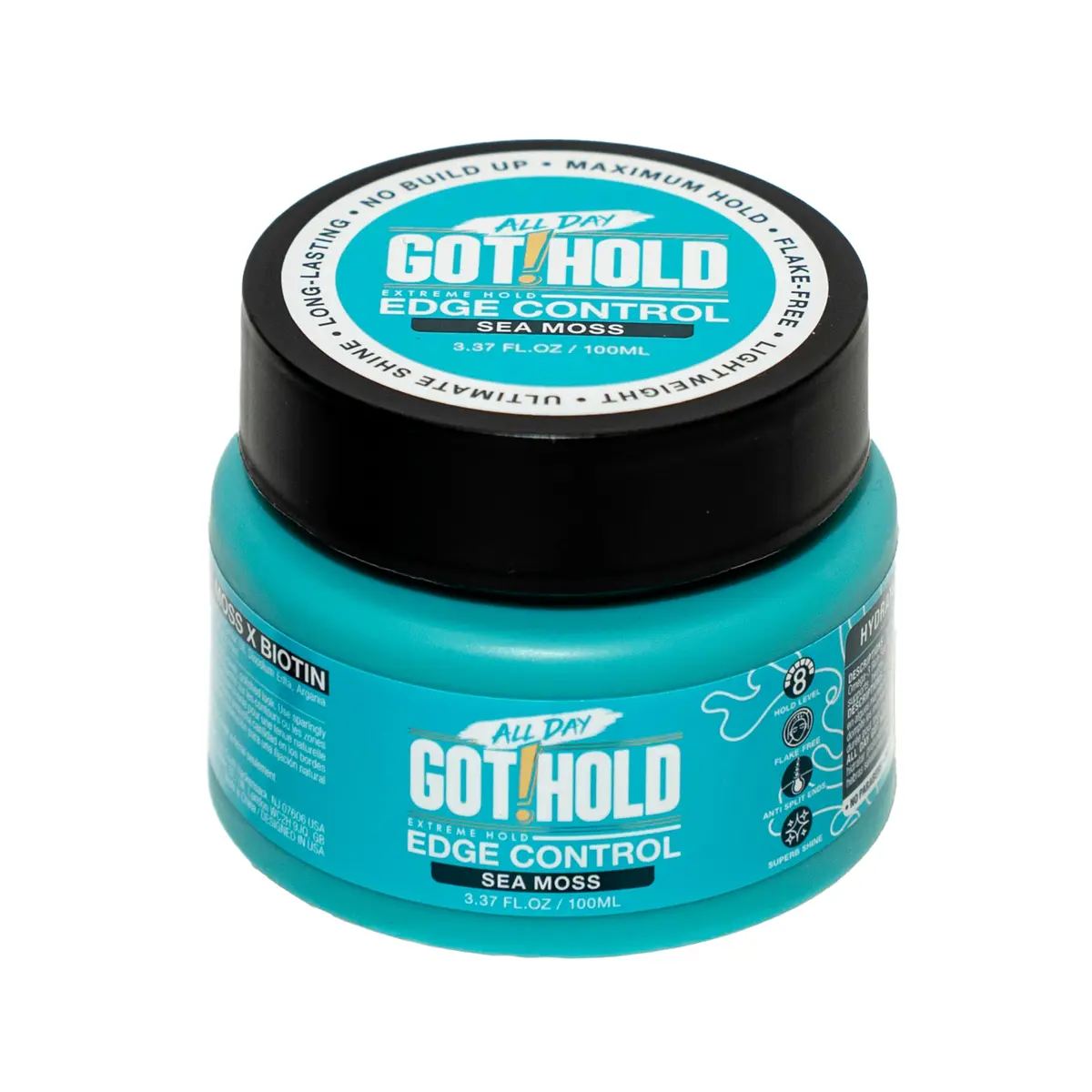 ALL DAY GOT HOLD Extreme Hold Sea Moss Edge Control 100ml | Strong, Flake-Free, Vegan - main product image