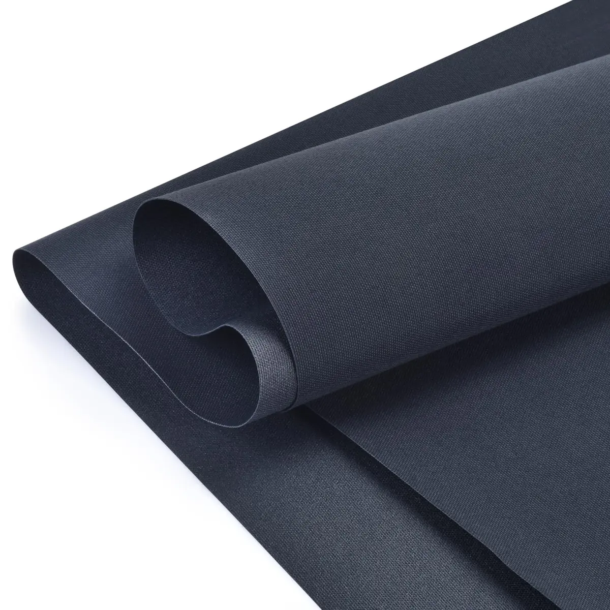 TeeLiy Waterproof Canvas Fabric by The Yard 600D Upholstery Outdoor Fabric 58" W (1 Yard, Dark Blue) | Heavy Duty Polyester for DIY Sewing - main product image