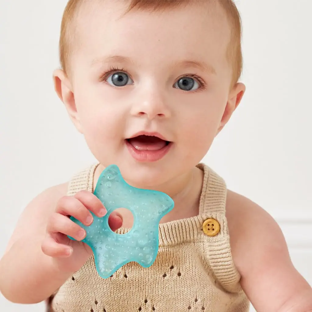 Itzy Ritzy Water-Filled Teethers for Teething Relief, Set of 3 (Seaside) | BPA-Free Silicone, Chills for Comfort - view 2