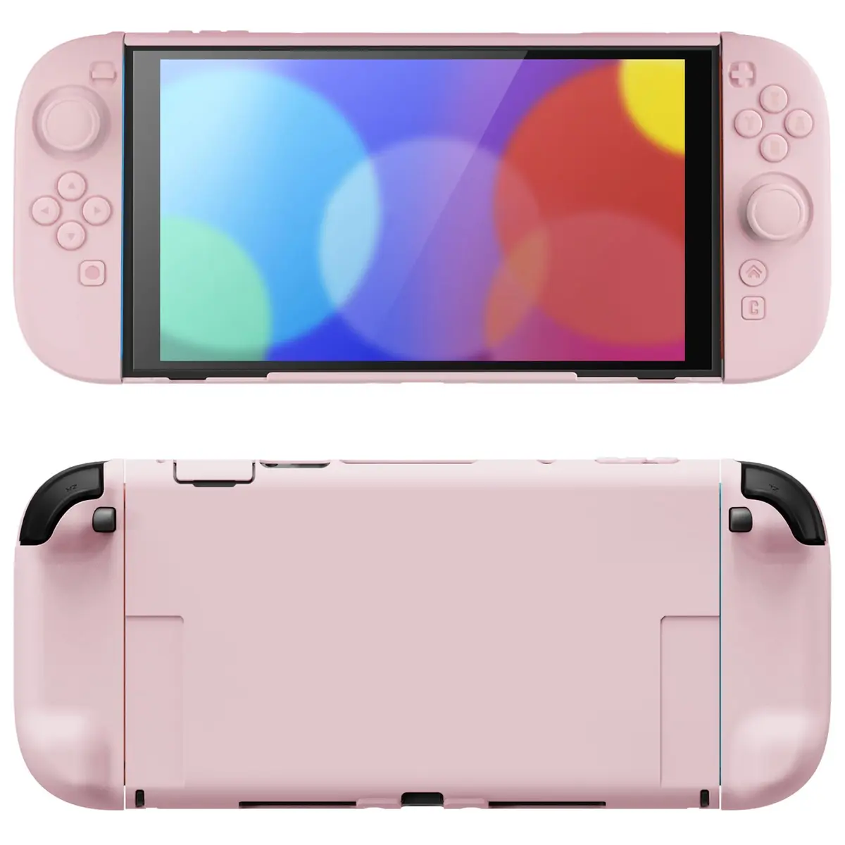 playvital Pink Portable Electronic Device Cover for Nintendo Switch 2 | Full-Body Dockable Shell (65g) - main product image