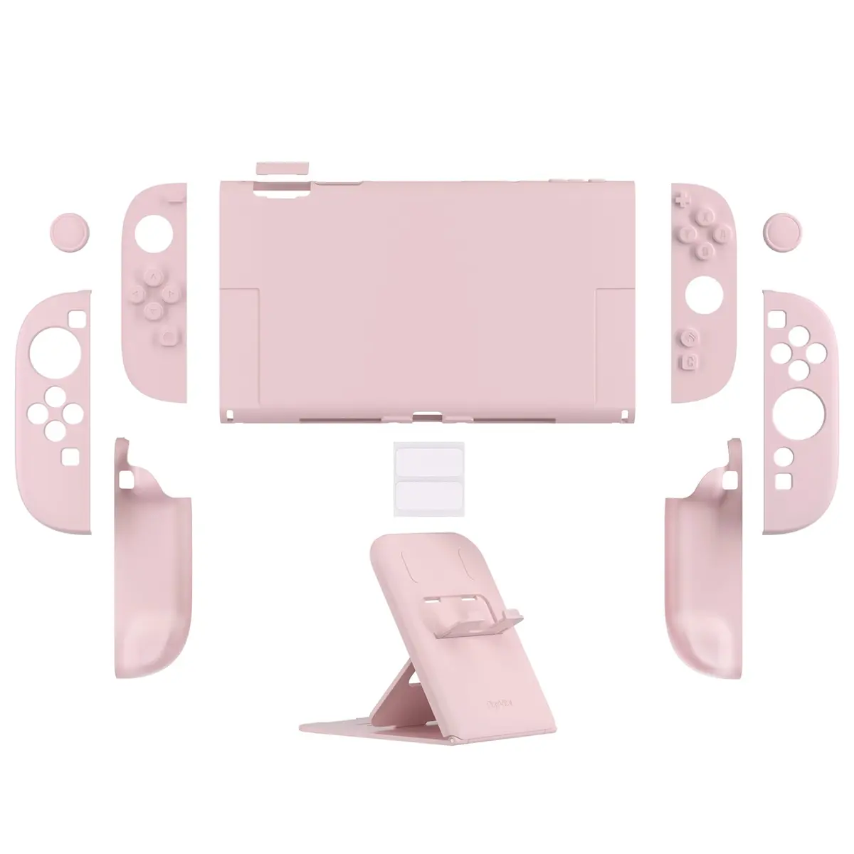 playvital Pink Portable Electronic Device Cover for Nintendo Switch 2 | Full-Body Dockable Shell (65g) - view 2