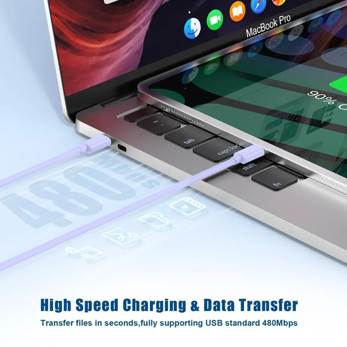 Cerdeti 20W USB C Charger & 10ft Cable Set | Fast Charging for iPhone 17/16/15 Series & iPad - view 5