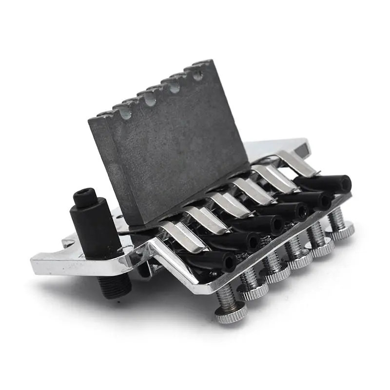 SAPHUE Electric Guitar Tremolo Bridge Double Locking System for Floyd Rose Type (Matte Chrome, 53mm) - view 5