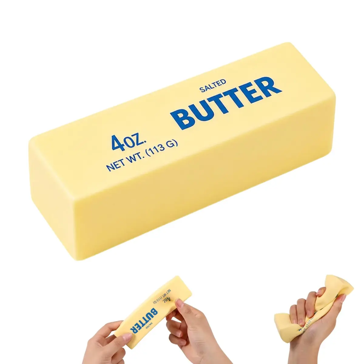 Lyreh Butter Stick Squeeze Toy 14cm (5.51in) | Slow Rising PU Fidget Toy for Anxiety Relief - main product image