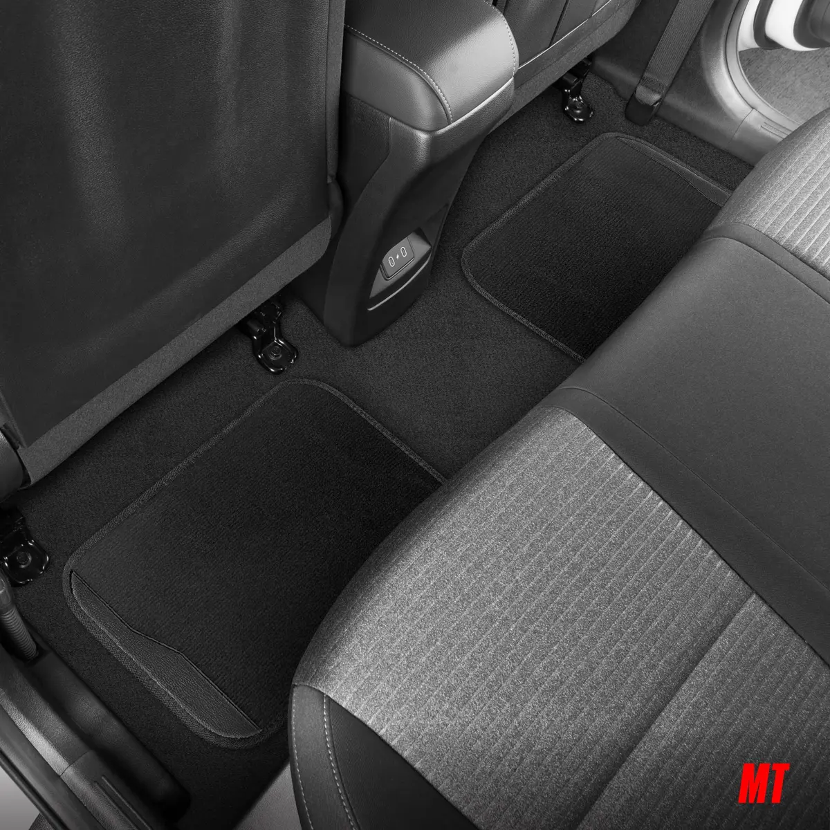 Motor Trend SpeedSeries Carpet Car Floor Mats Set - Versatile Fit for Cars, Trucks, SUVs, Vans 25.75in x 17.5in | All-Weather Durable Design - view 6
