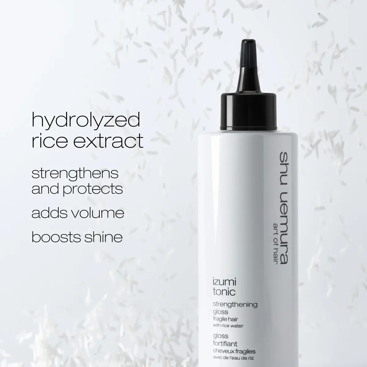 shu uemura art of hair Izumi Tonic Gloss – For Weak Hair, 200 ml | Strengthens & Adds Shine - view 5