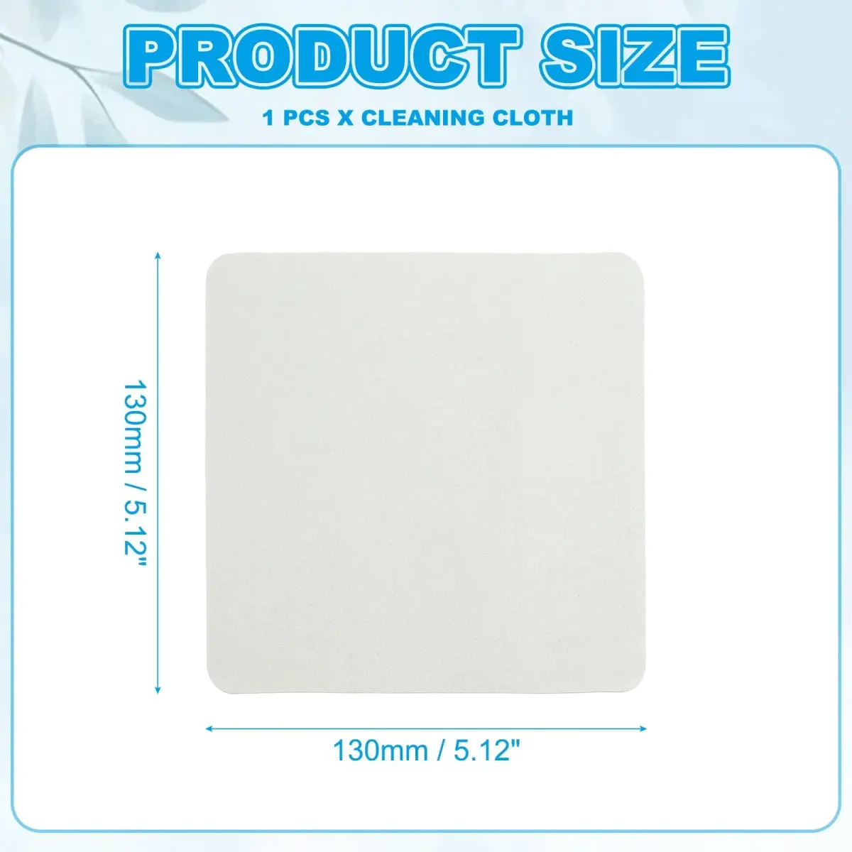 PATIKIL Microfiber Cleaning Cloth 13cm x 13cm (5" x 5") | Soft Lint-Free Wipe for Lenses & Screens - view 2