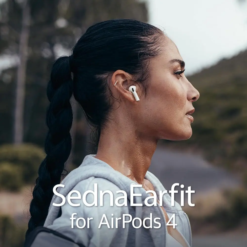 AZLA SednaEarfit for AirPods 4 Silicone Covers, Secure Fit, Ultra Slim+Slim | Anti-Slip, Dual Thickness, Compatible with Charging Case - view 9