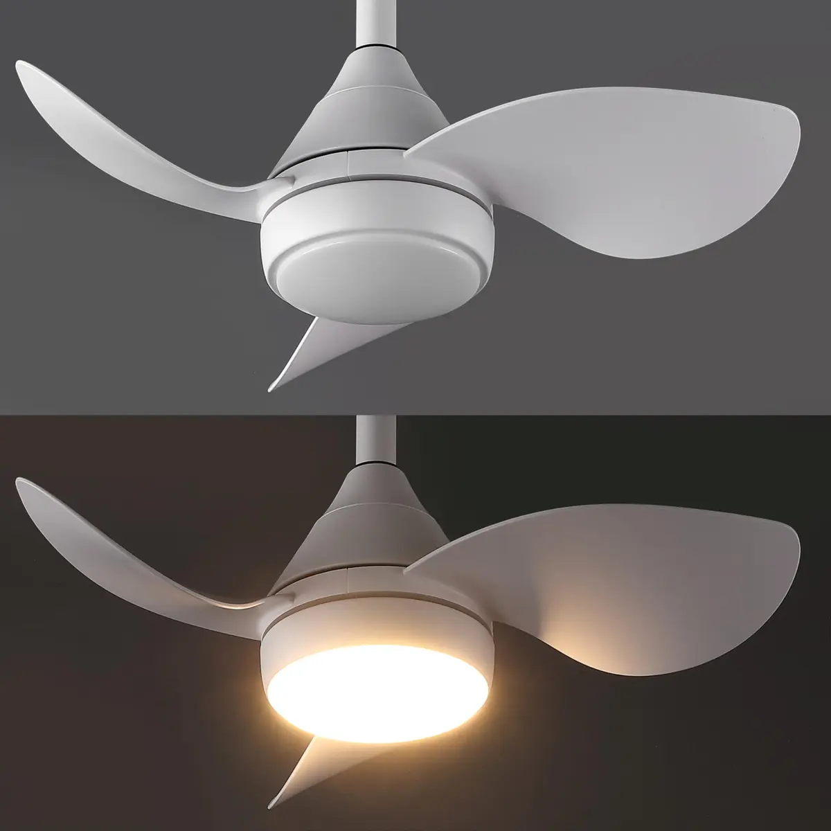 OVAL AIR AIR8000B Albini 22" Contemporary Minimalist Ceiling Fan | 6-Speed Dimmable LED, Remote & App Control - view 7