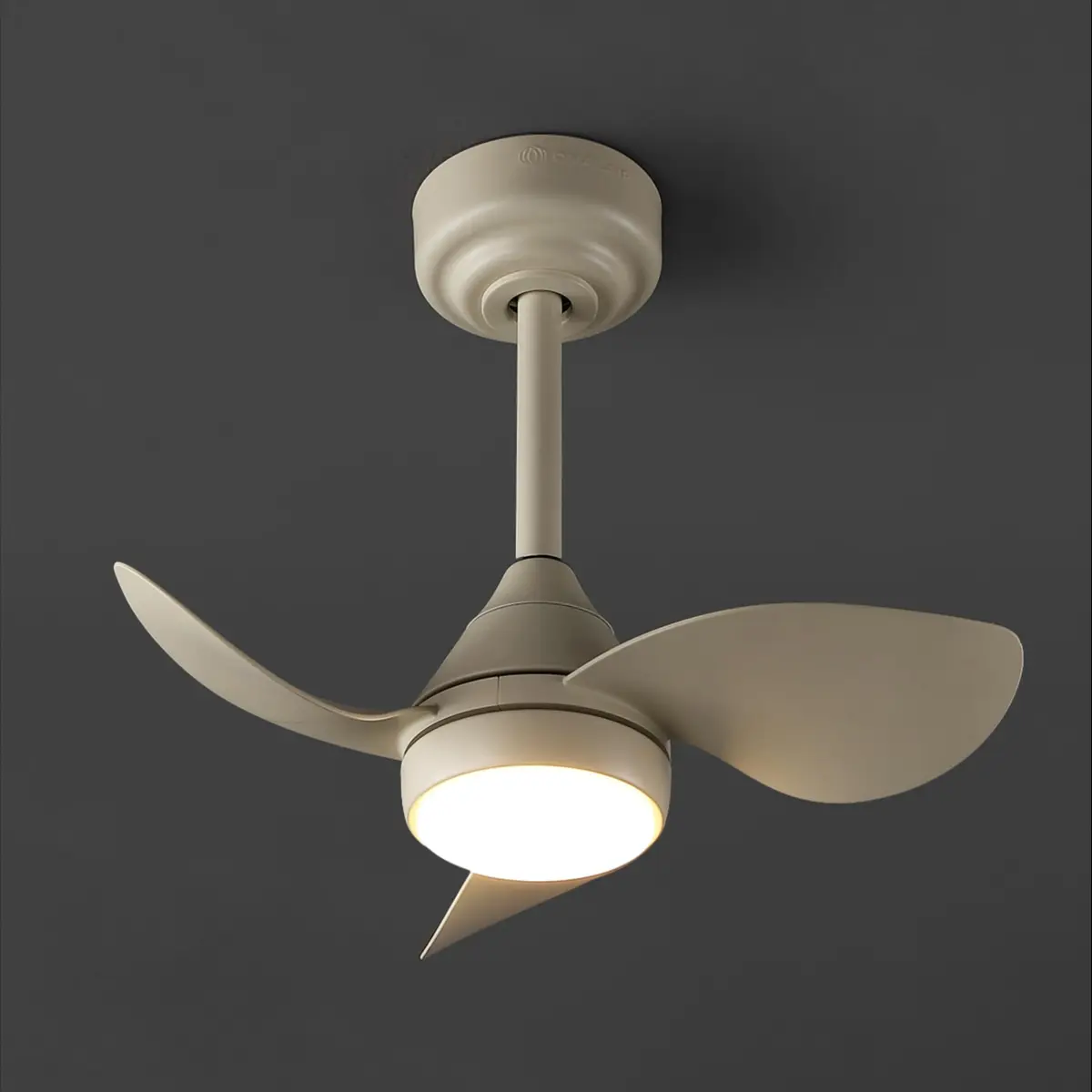 OVAL AIR AIR8000E Albini 22" Contemporary Minimalist 6-Speed Metal Ceiling Fan | Smart Dimmable LED for Living Room & Bedroom - view 3