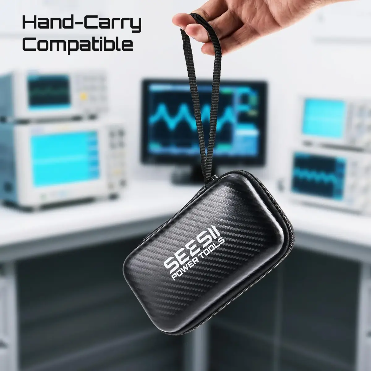 Seesii NanoVNA-H4 Vector Network Analyzer V4.4 9kHz-1.5GHz | 1.5GHz Frequency Range, 4" Touchscreen, EVA Case - view 5