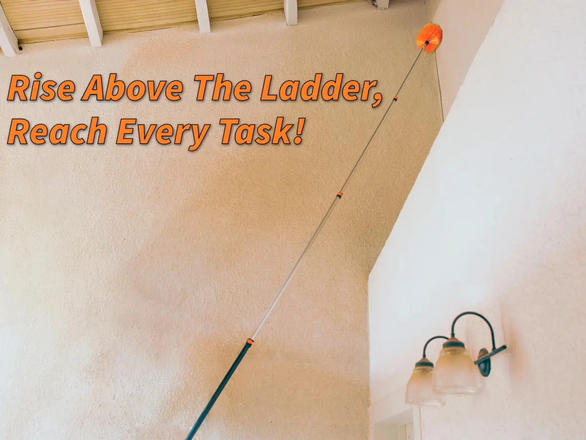 EXTEND-A-REACH High Reach Duster Kit with 5-18 ft Extension Pole | 24 ft Reach for High Ceilings & Windows - view 6