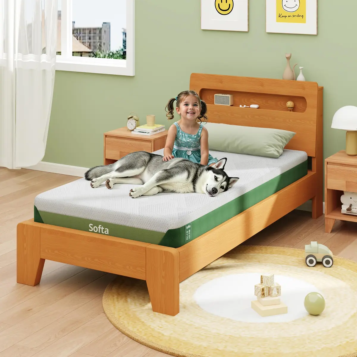 Softa 6" Twin Cooling Gel Memory Foam Mattress | Viscose from Bamboo, CertiPUR-US, OEKO-TEX, 10-Year Warranty - main product image