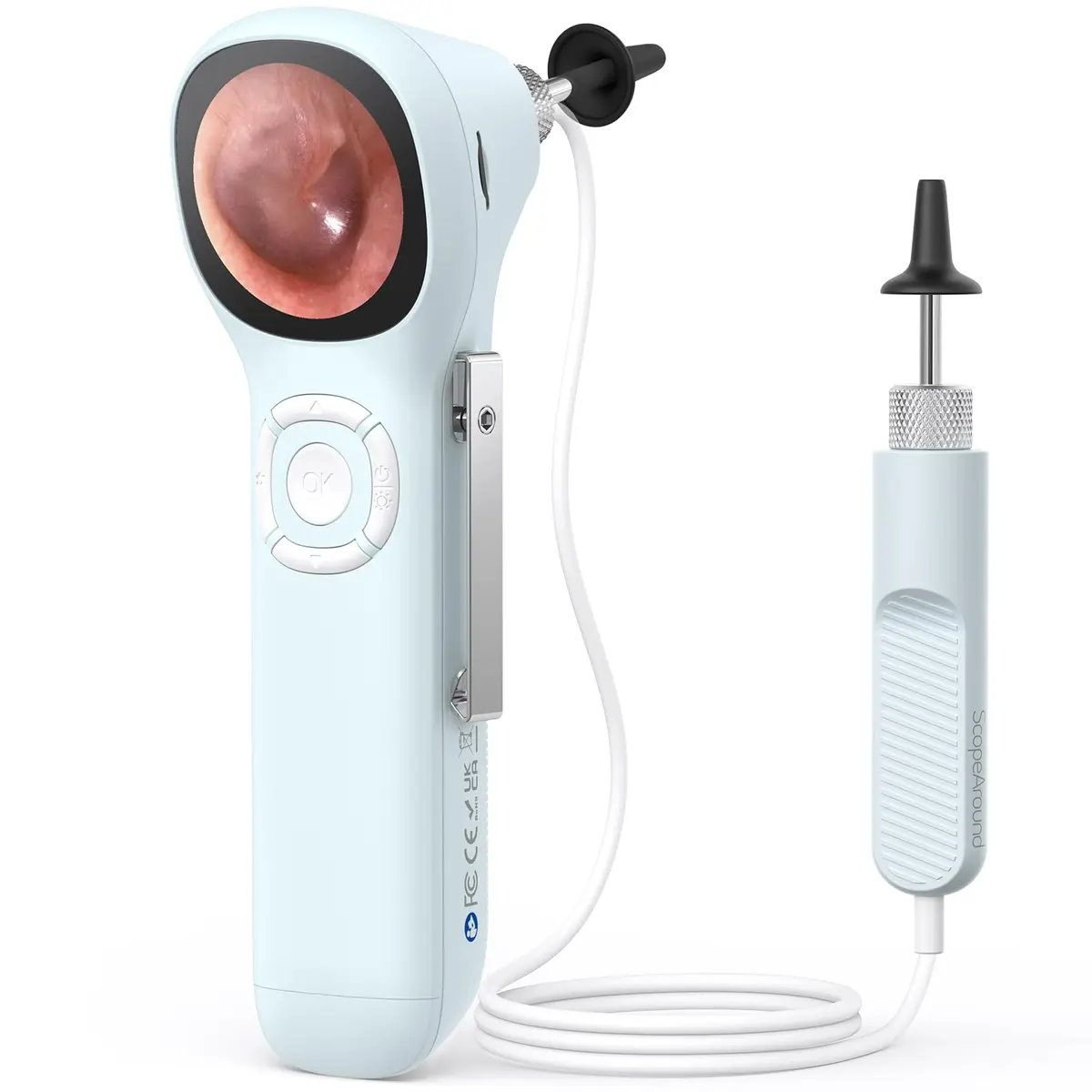 ScopeAround SA160 Otoscope with Light | HD Screen, No App Needed, Family Use - main product image