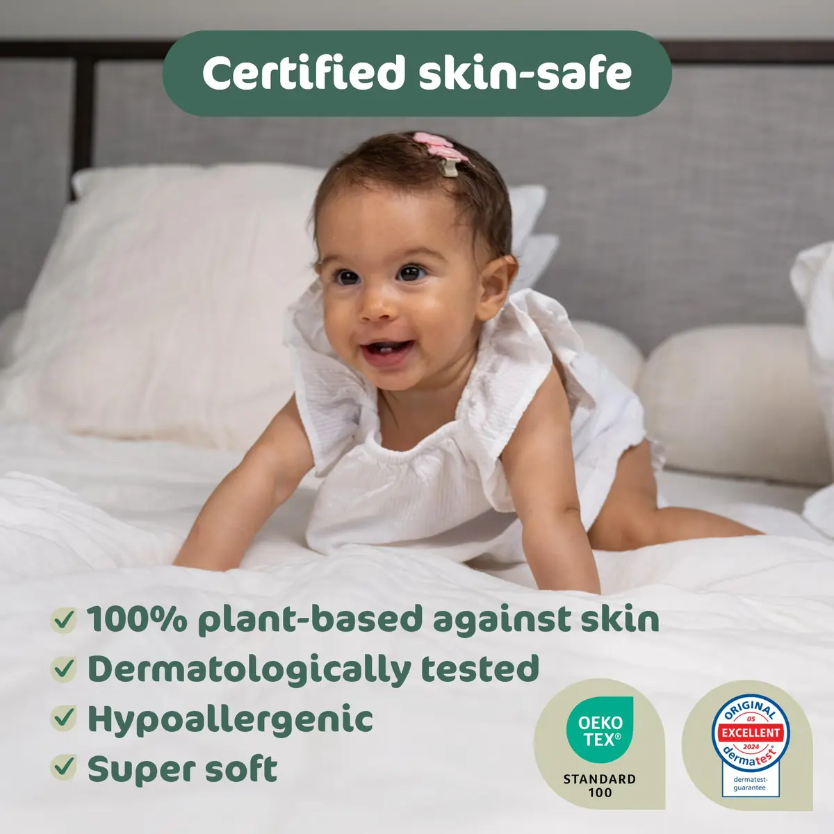 Naty BioEmbrace Newborn Diapers Size 1 | Sensitive Skin, 100 Ct, Plant-Based Comfort - view 3