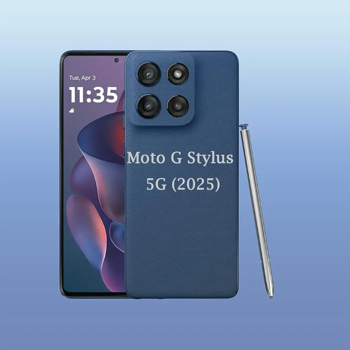 Peixiong Blue 2 Pack Stylus Pen Replacement for Moto G Stylus 2025 | Precise, No Charging Needed - view 5