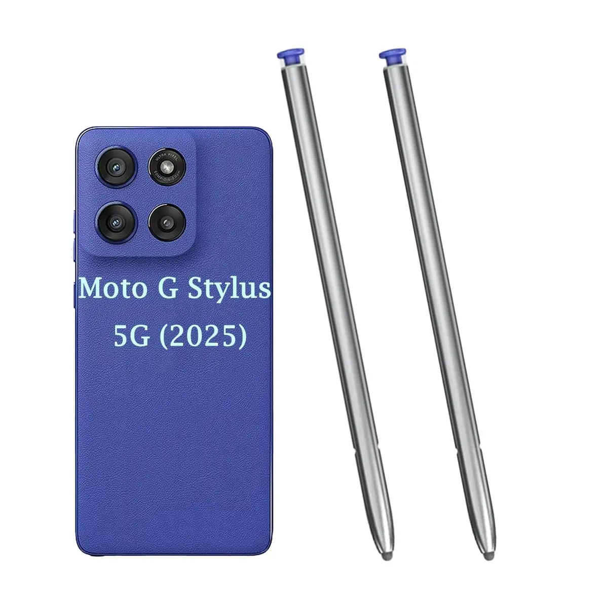Peixiong Blue 2 Pack Stylus Pen Replacement for Moto G Stylus 2025 | Precise, No Charging Needed - main product image