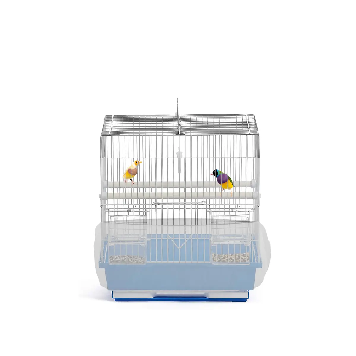 KNUTI White Bird Cage Seed Catcher Mesh Skirt Cover | Universal Fit, Durable Nylon, Easy Wash, Mess Prevention (Extra Small) - main product image