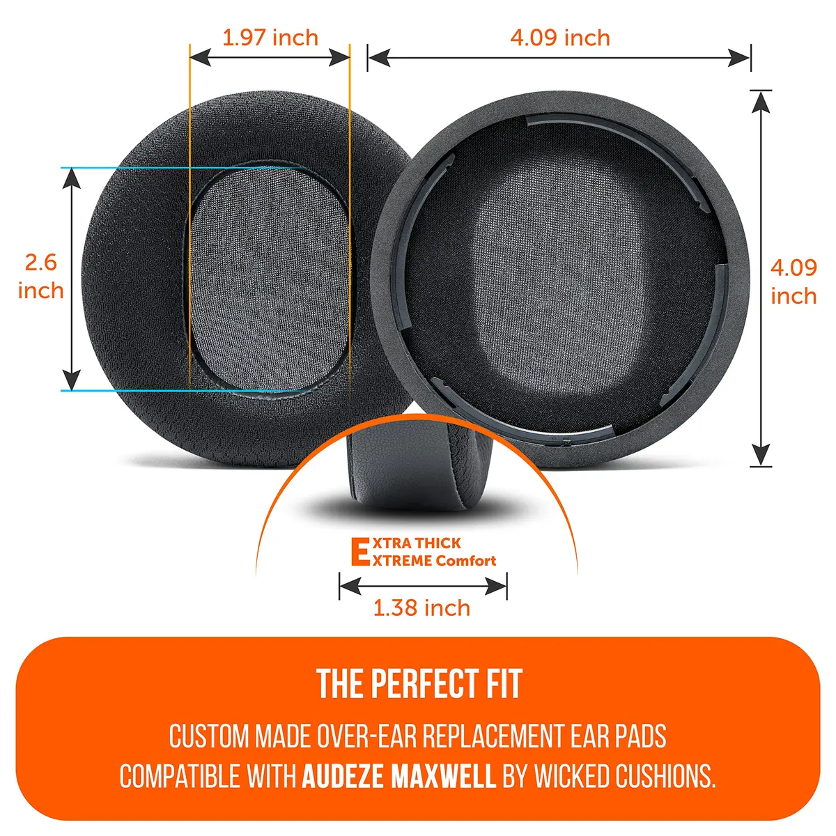 WC Mod Kit for Maxwell Gen 1 - Earpads & Silicone Headband | Gaming Comfort & Cooling - view 5