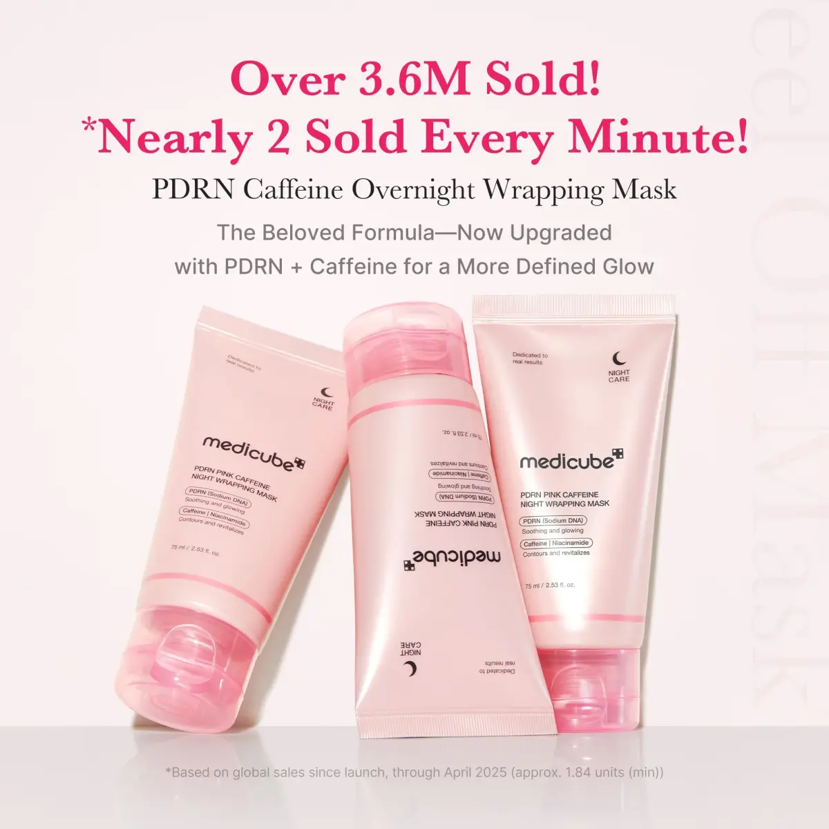 medicube Wrapping Mask PDRN Caffeine 75ml (2.53 Fl Oz) | Overnight Peel Off for Glass Skin - view 2