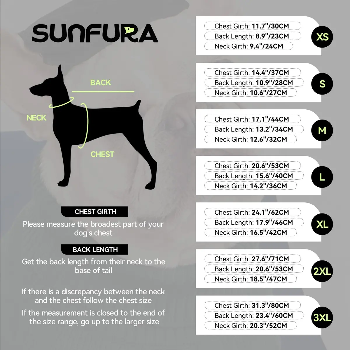 SUNFURA Small Dog Coat, Warm Dog Winter Jacket with Fleece Lined - view 4