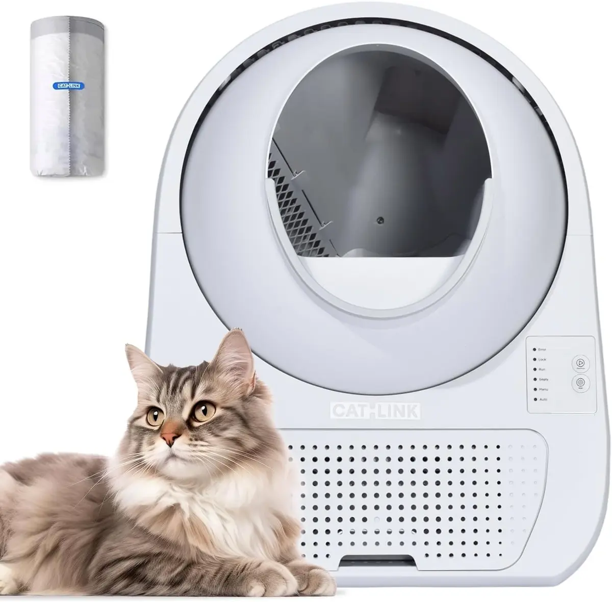 CATLINK Self-Cleaning Litter Box for Cats 3.5–22 lbs | Advanced Safety & Odor Control - main product image