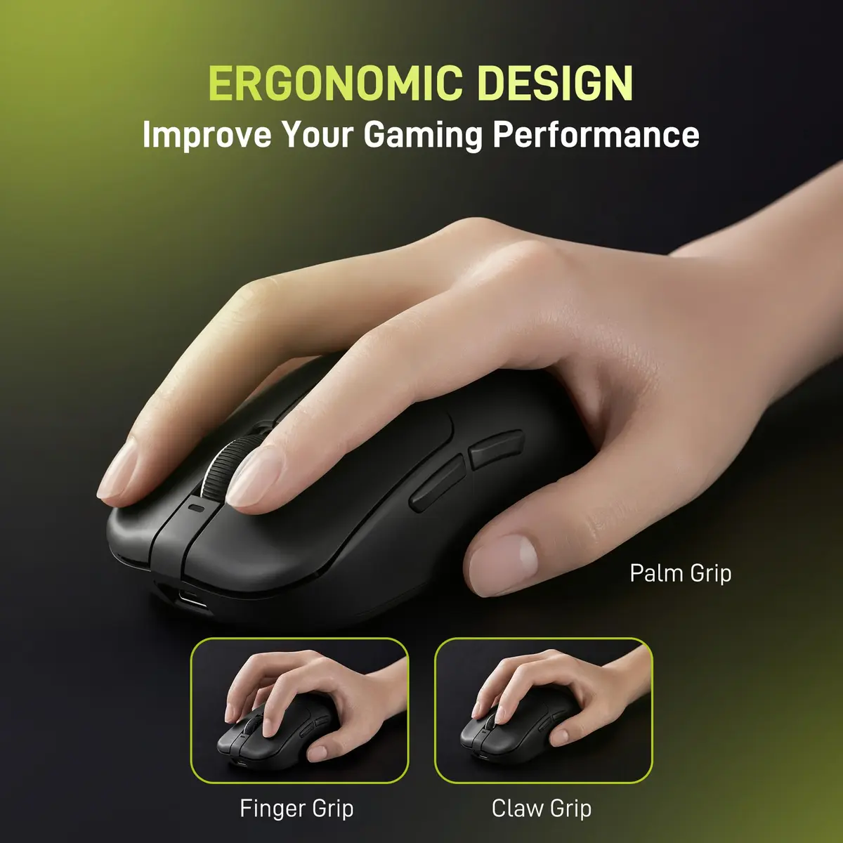 VGN F1 Pro Max Wireless Gaming Mouse 55g | 26K DPI, 130h Playtime, Low Latency - view 8