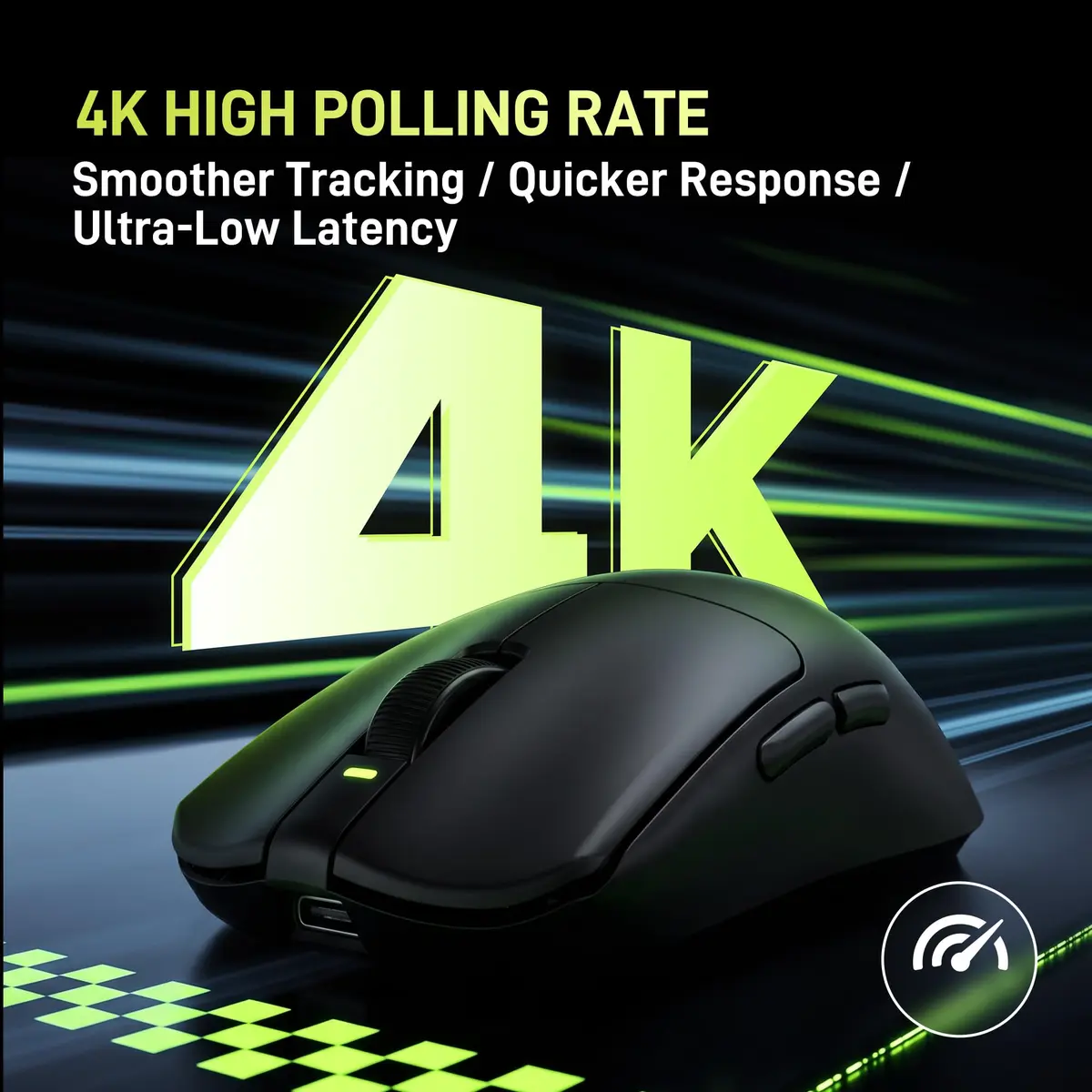 VGN F1 Pro Max Wireless Gaming Mouse 55g | 26K DPI, 130h Playtime, Low Latency - view 4
