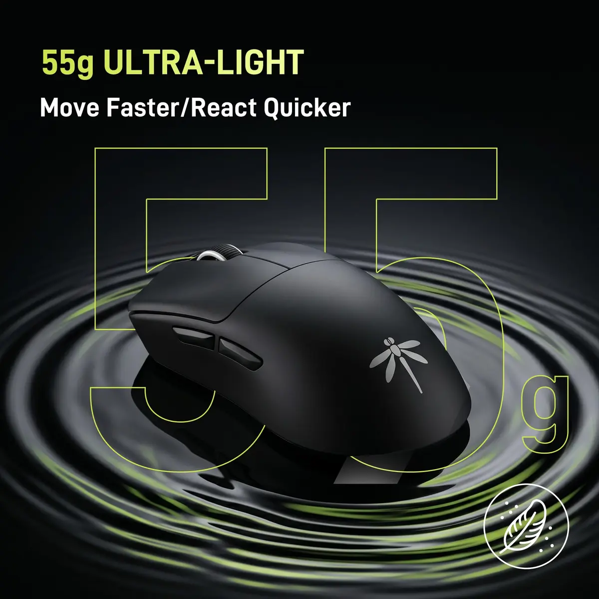 VGN F1 Pro Max Wireless Gaming Mouse 55g | 26K DPI, 130h Playtime, Low Latency - view 5