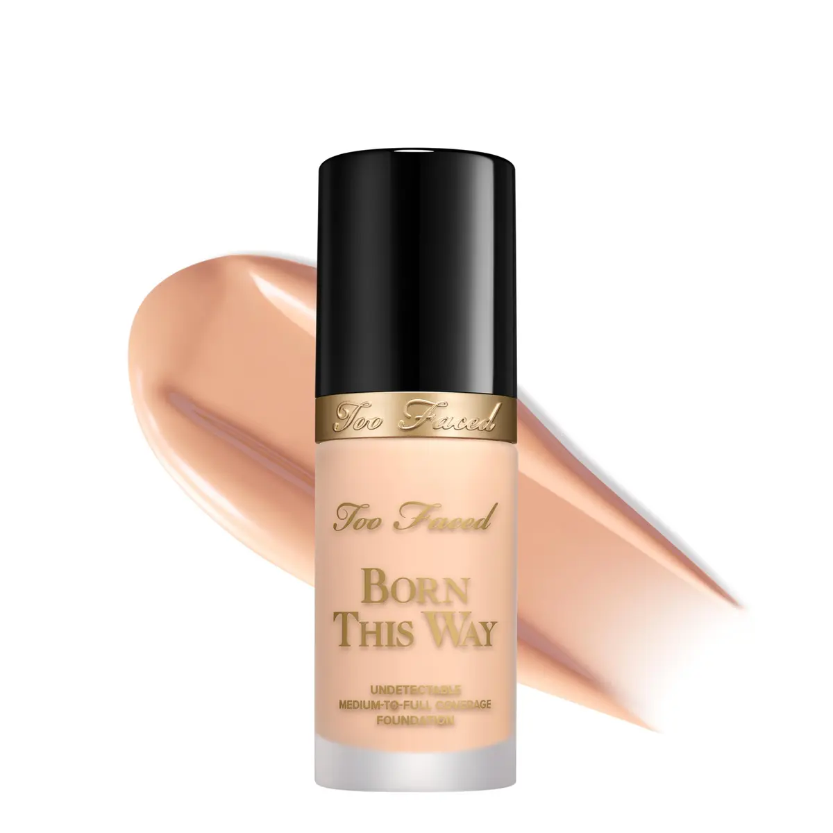Too Faced Born This Way Natural Finish Longwear Liquid Foundation 1.01 fl. oz. | Hydrating & Oil-Free, Medium-To-Full Coverage - main product image