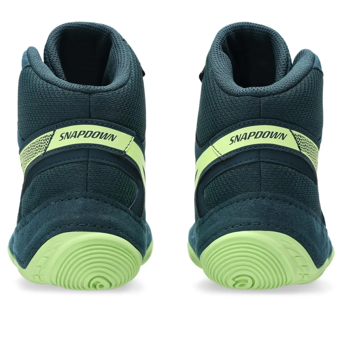 ASICS Men's Snapdown 4 Wrestling Shoes, 10.5 (28.3 cm) Tranquil Teal/Lucid Yellow | Ankle-High Athletic Fit - view 5