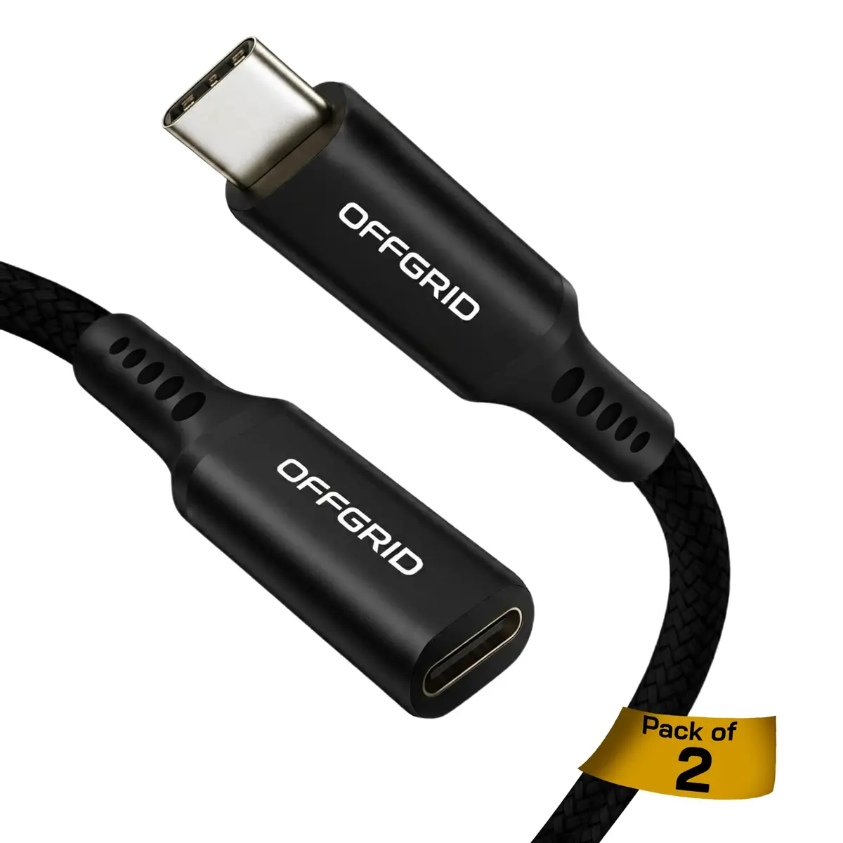 OFFGRID USB Data Blocker Type-C 2 Pack | Data Protection & Fast Charging Adapter - main product image