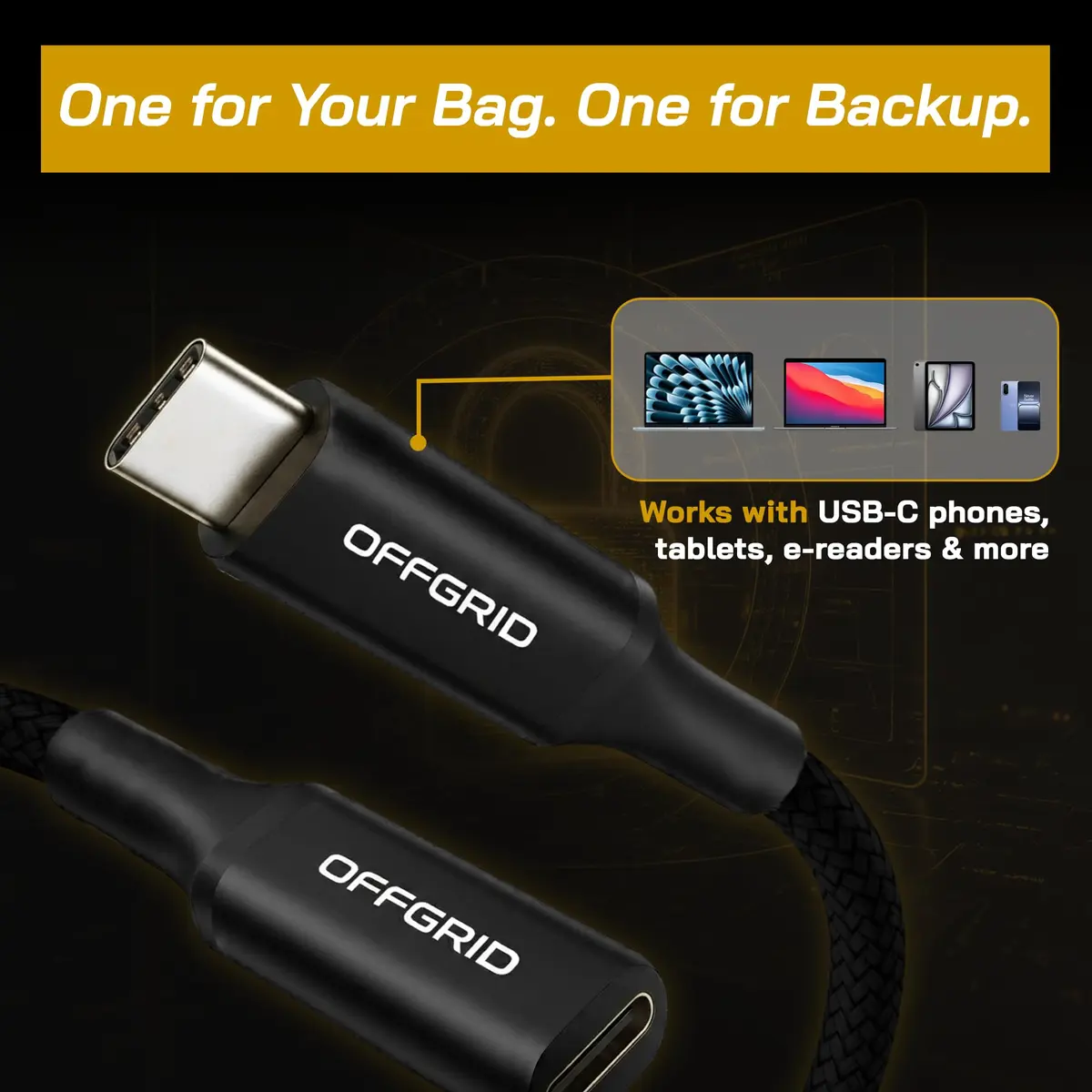 OFFGRID USB Data Blocker Type-C 2 Pack | Data Protection & Fast Charging Adapter - view 9