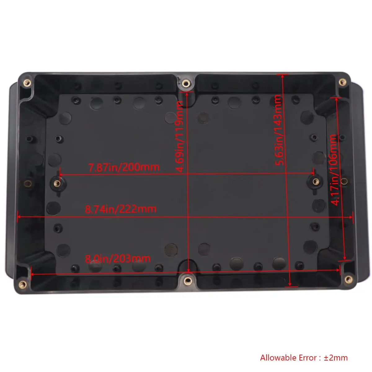 Otdorpatio ABS Plastic Electrical Junction Box 230x150x87 mm | IP65 Waterproof DIY Power Enclosure - view 3