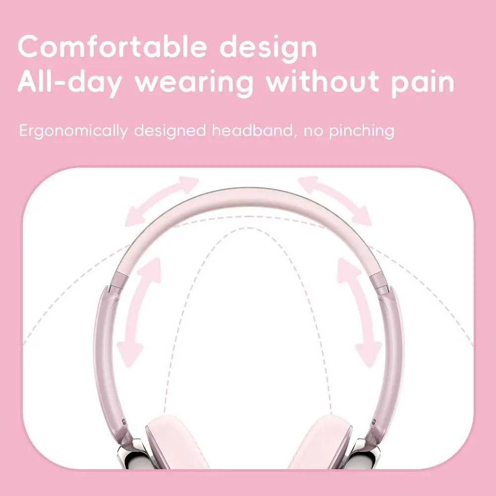 FiiO Anytime Active Noise Cancelling Bluetooth 5.4 Headphones, 58H Playtime, Titanium Gold - view 8