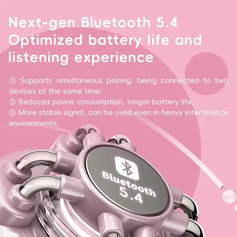 FiiO Anytime Active Noise Cancelling Bluetooth 5.4 Headphones, 58H Playtime, Titanium Gold - view 3