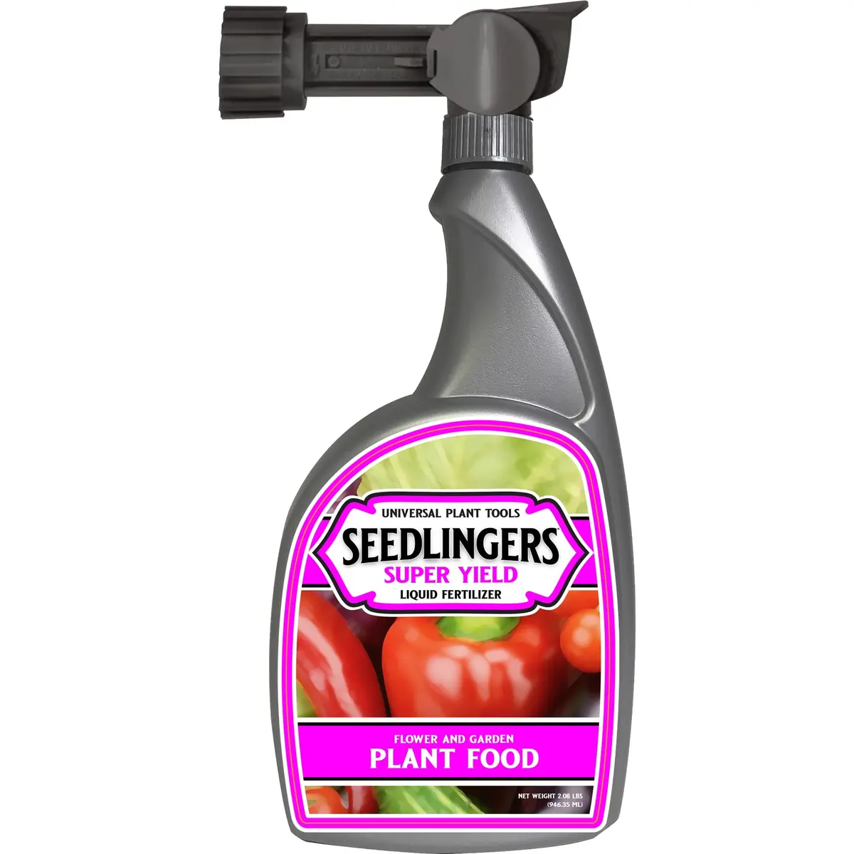 Messinas Seedlingers Super Yield Liquid Plant Food 32 fl oz | Microbial Soil Energizer for Flowers & Vegetables - main product image
