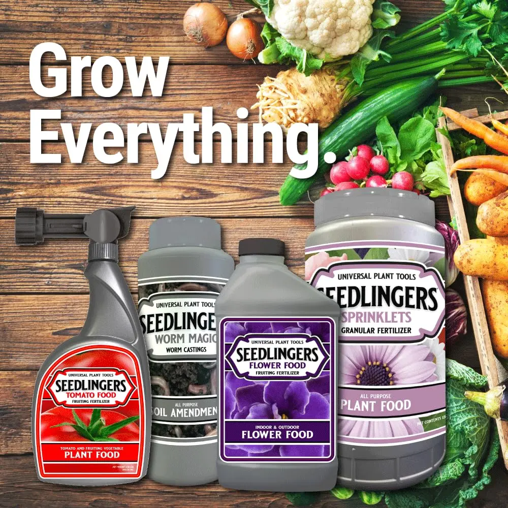 Messinas Seedlingers Super Yield Liquid Plant Food 32 fl oz | Microbial Soil Energizer for Flowers & Vegetables - view 6