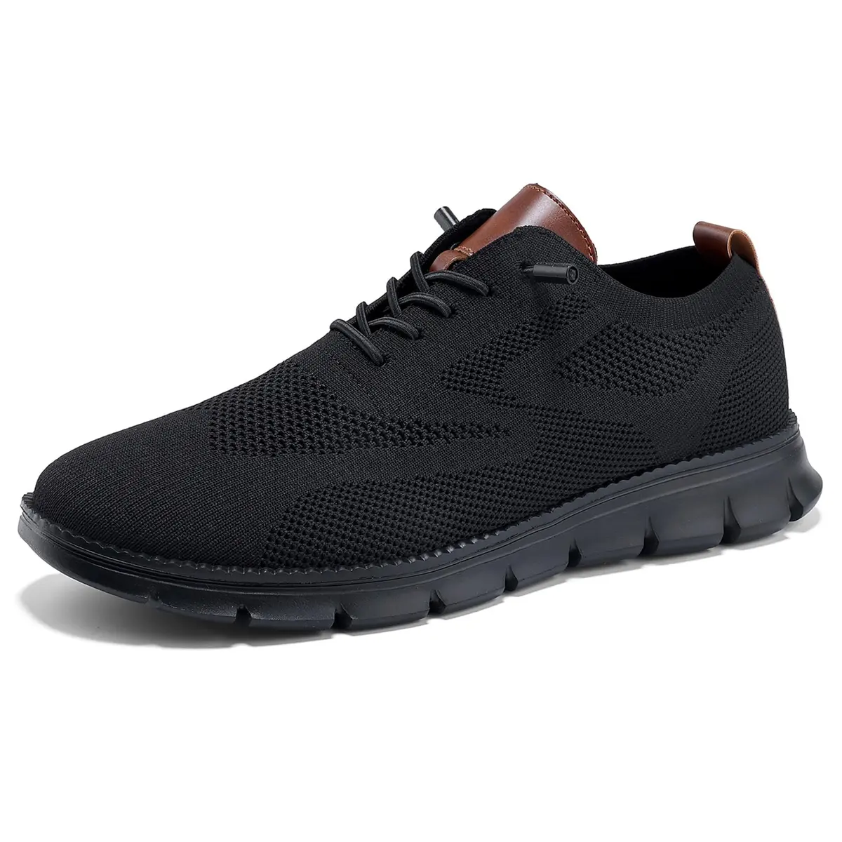 RUFONE Men’s Business Casual Oxford Sneakers – Lightweight Lace-Up Shoes for Work, Travel & Daily Commute - main product image