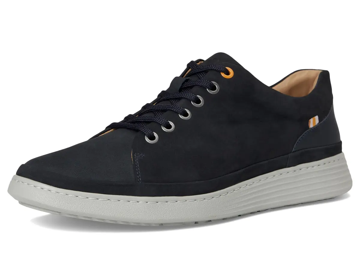Samuel Hubbard Featherlight Fast Lace-up Shoes 14 Wide | Navy Nubuck, Lightweight & Flexible - view 9
