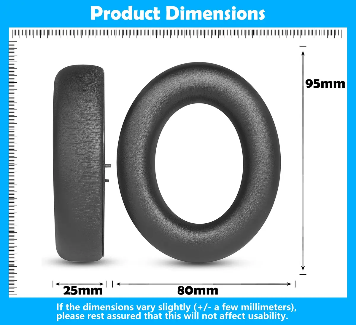 DowiTech Earpads Replacement for Focal Bathys Bluetooth Headphones | Enhanced Comfort & Noise Isolation - view 4