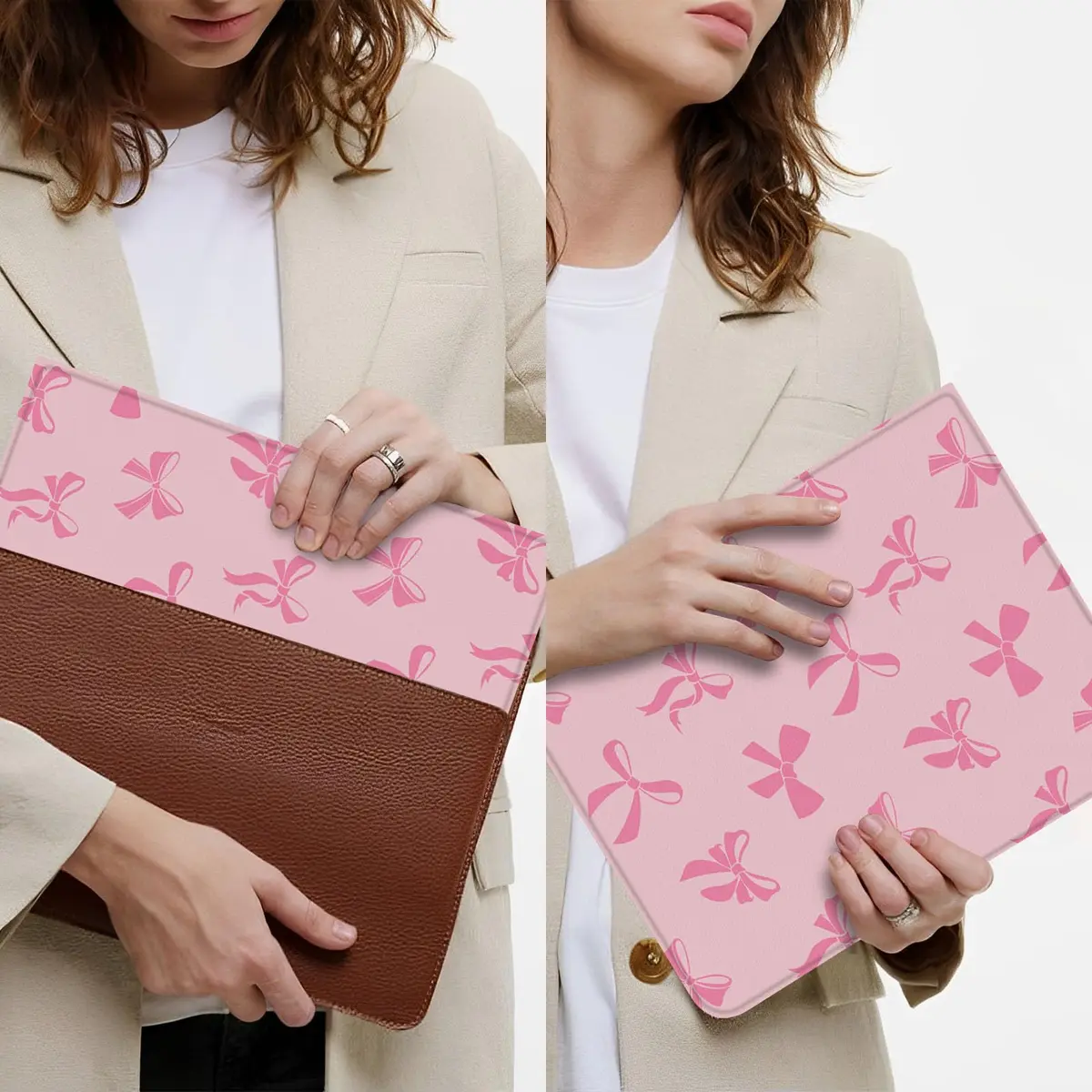 TopPerfekt Pink iPad Case for 11-inch 2022 & 2025 | Cute Chic Design with Pencil Holder - view 7