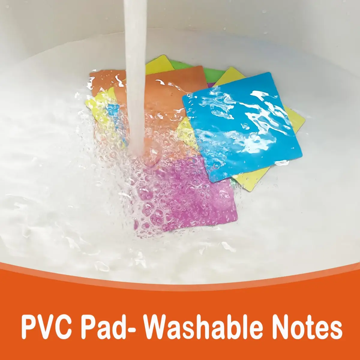 NIUBIKLUS Magnetic Dry Erase Reusable Sticky Notes 7.6cm x 7.6cm (3" x 3") | Pack of 18 for Whiteboards, Fridges, Lockers - view 2