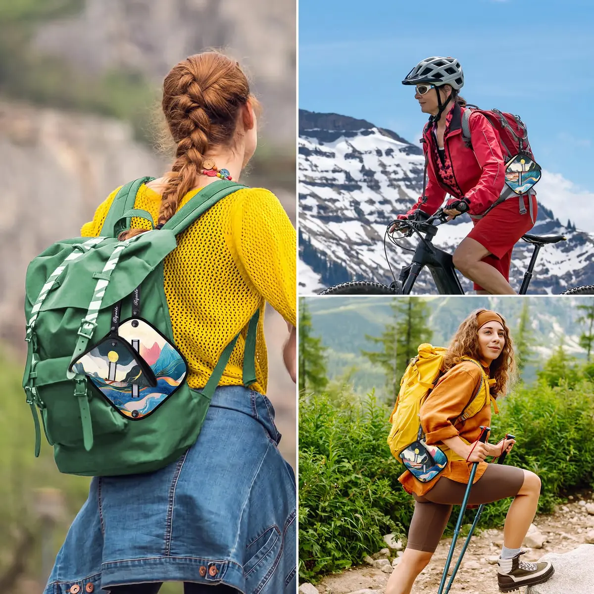 Rquite Reusable Pee Cloth for Women Hiking Essentials 2-Pack | Soft Absorbent & Waterproof - view 6