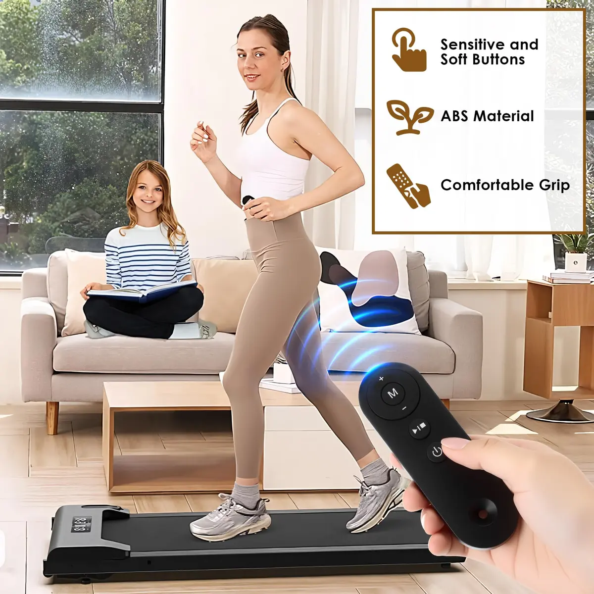 Saillong Walking Pad Remote Replacement for AD-4000 Plus, DK-38AB-1, DK-38AB-2, UT-38AB IY | Infrared Control - view 6