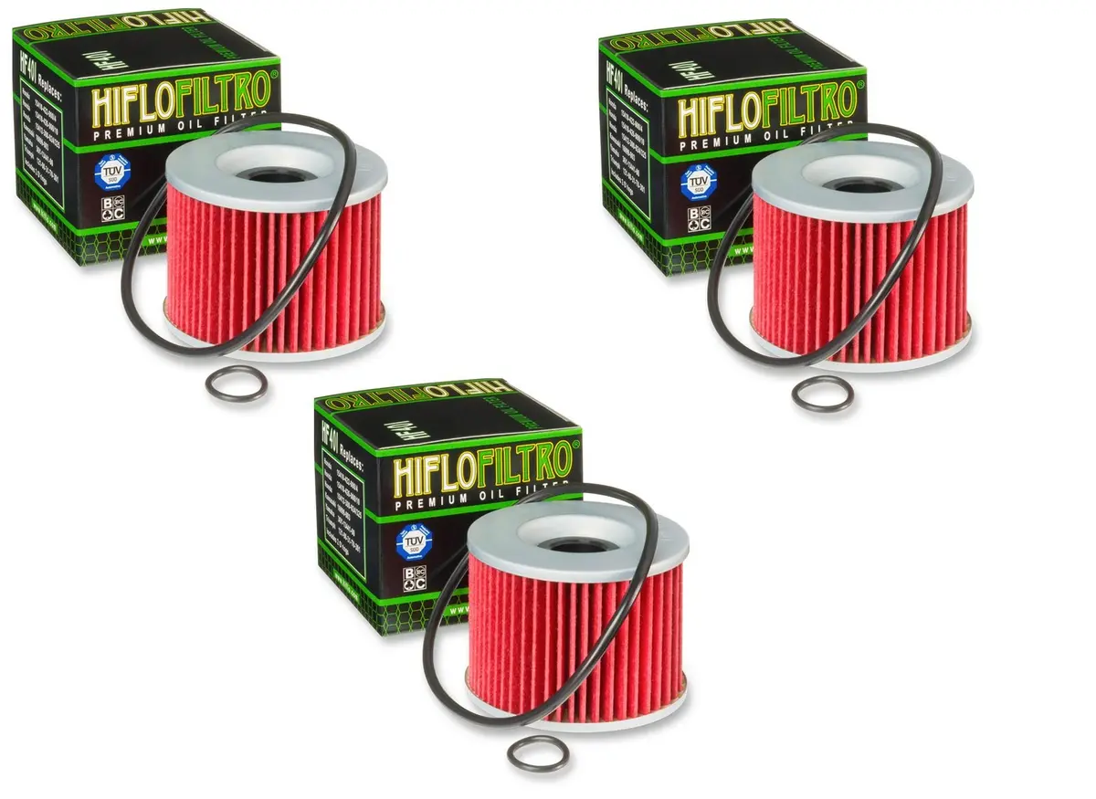 Hiflofiltro HF401 Premium Oil Filter 26g (0.057 lb) Pack of 2 | 28% Longer Service Life - view 4