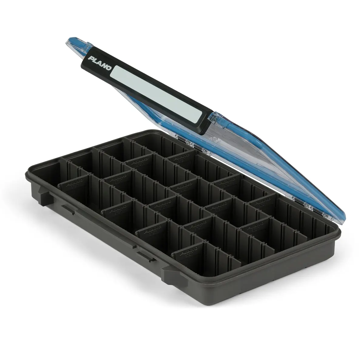 Plano StowAway 3700 Waterproof Tackle Box | IPX7 Waterproof, Rustricor, Single Latch, Transparent DuraView Lid, Stackable Storage - view 2